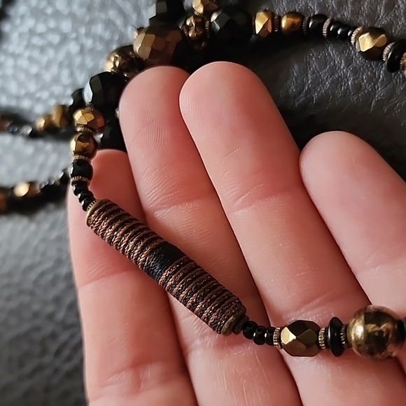 VTG glass necklace - Picture 6 of 8